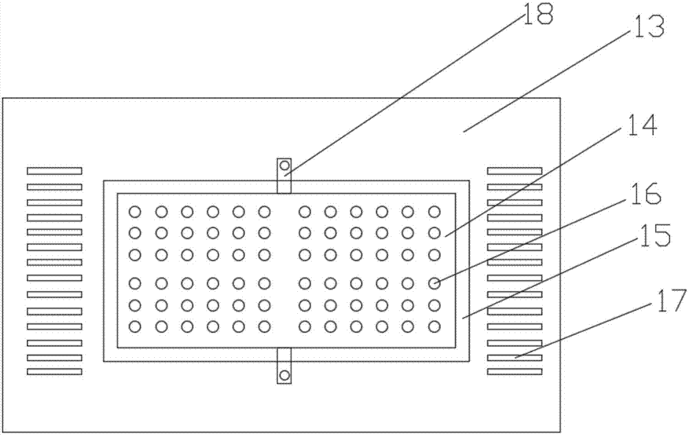 Multilayer seedling growing frame