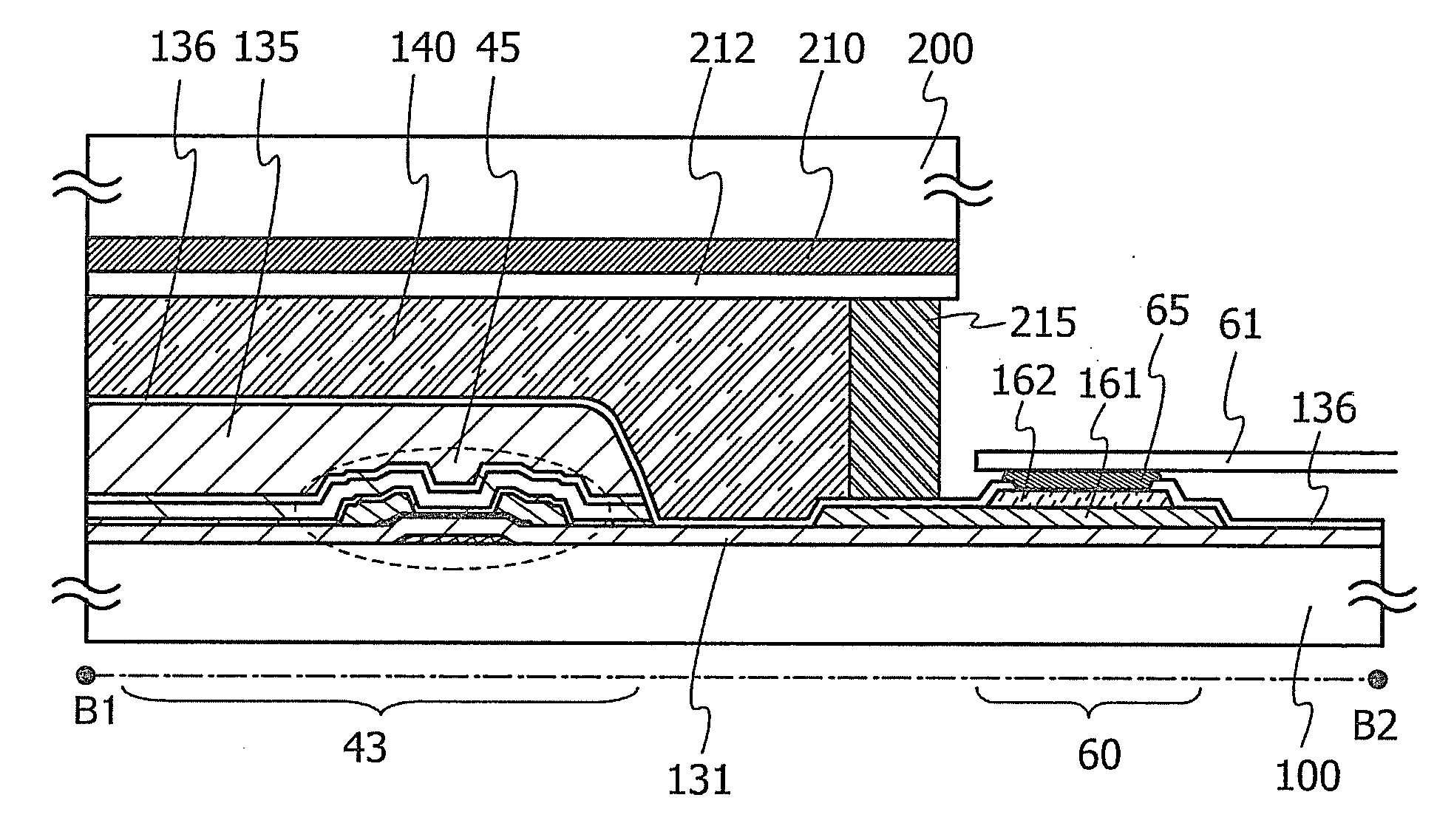 Liquid crystal display device and touch panel