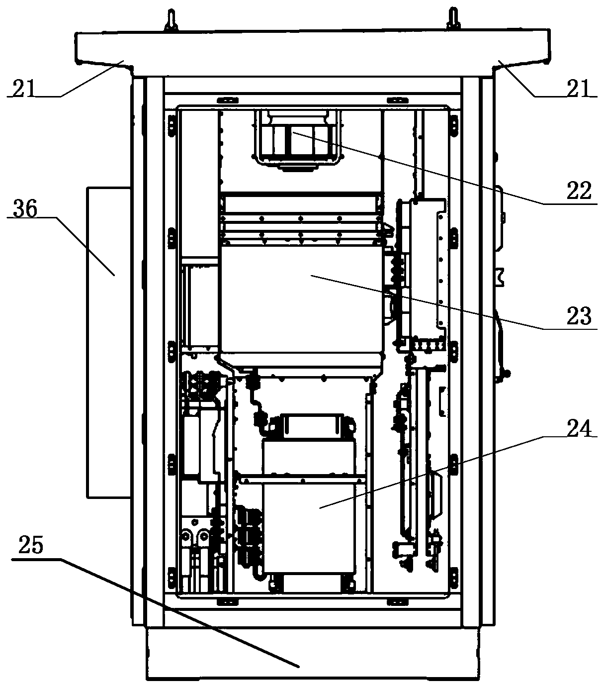 Outdoor inverter unit capable of realizing multi-machine parallel connection