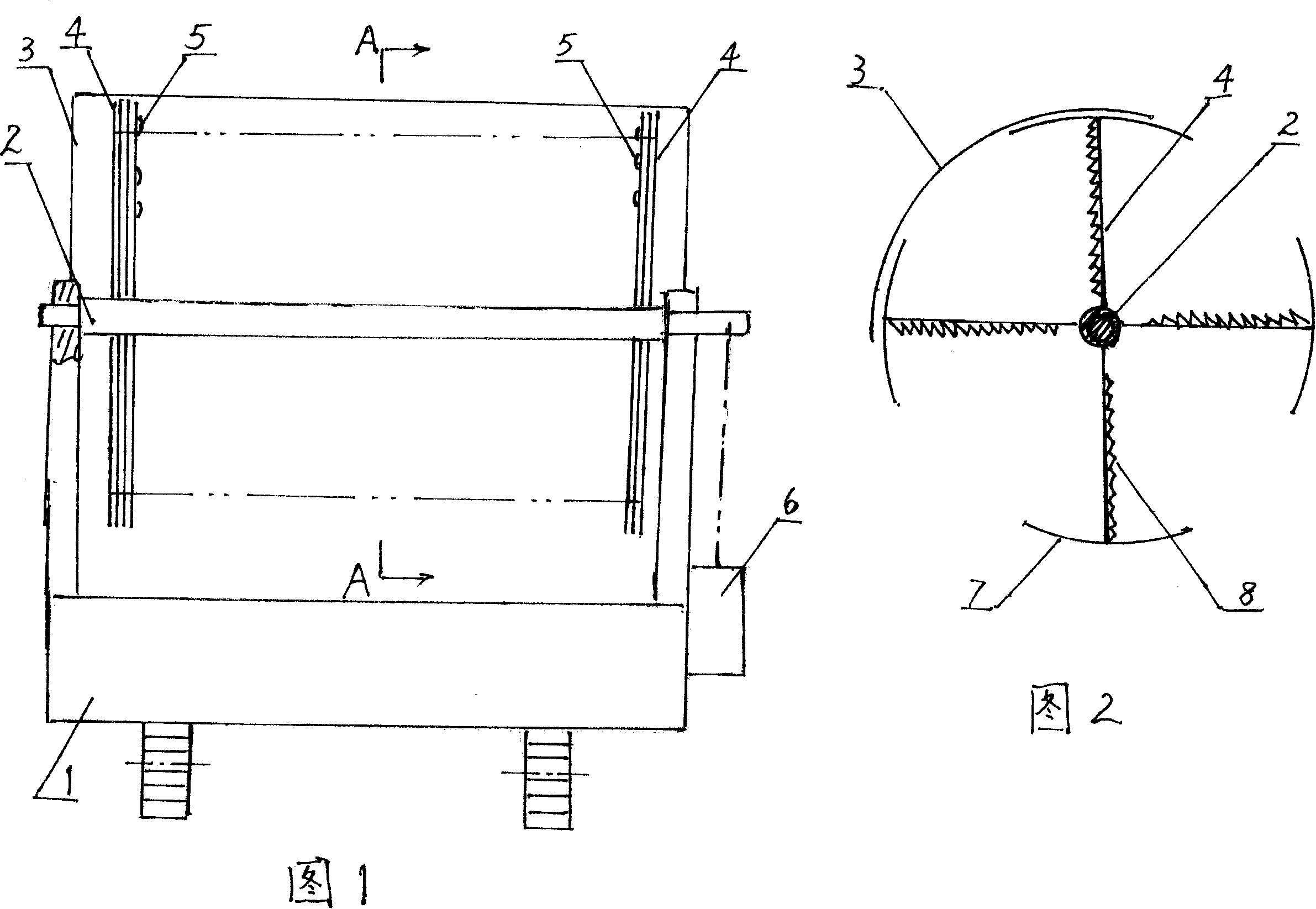 Ear inserting comb-stripping machine