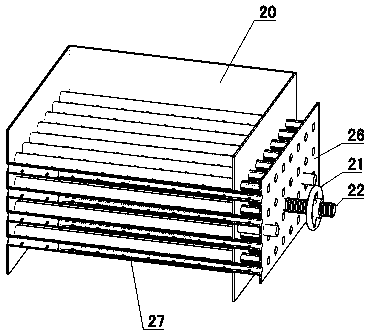 Smoldering device for fast and low-temperature combustion of carbon powder in biomass briquette fuel combustion device