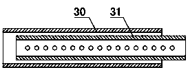 Smoldering device for fast and low-temperature combustion of carbon powder in biomass briquette fuel combustion device