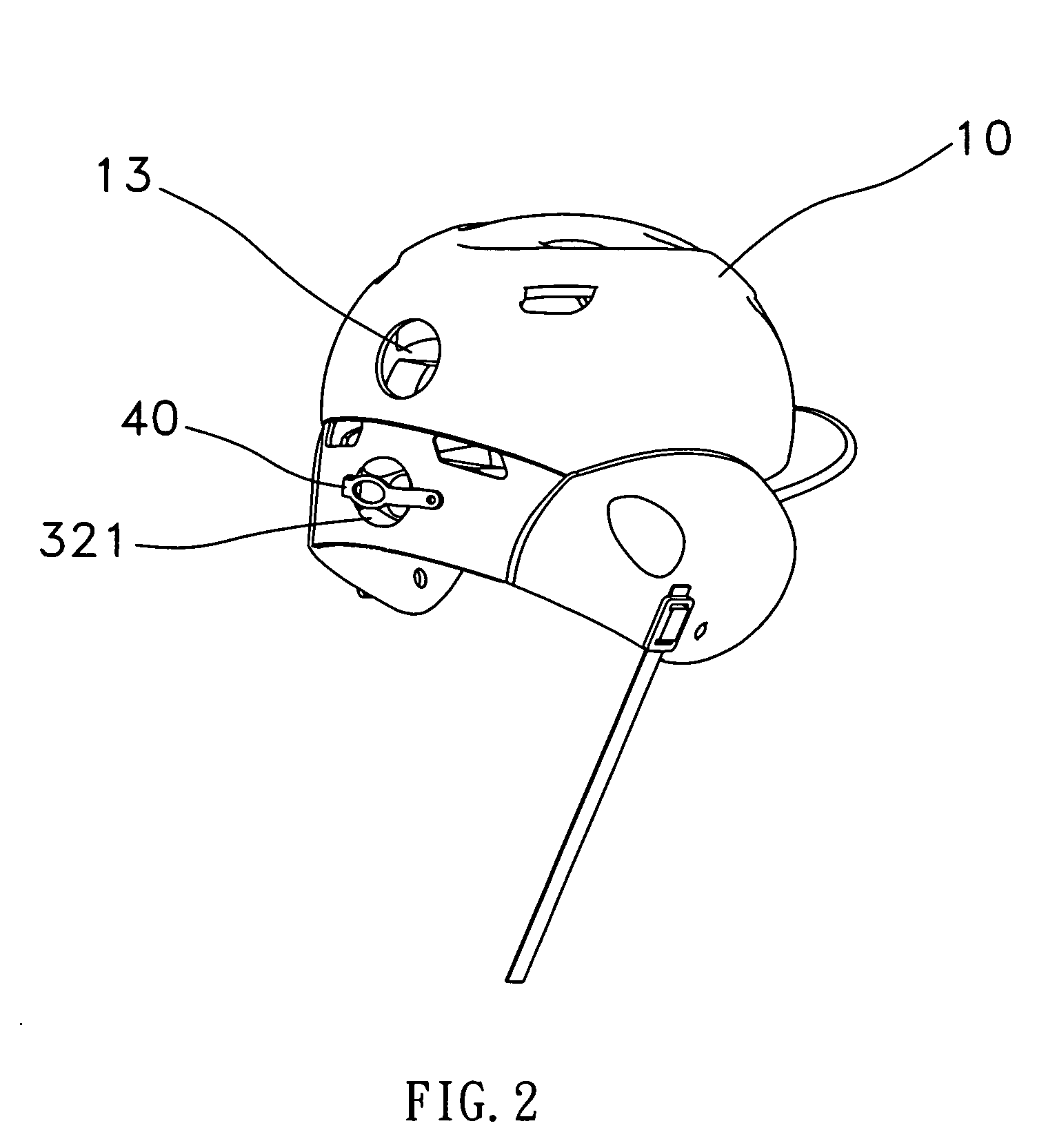 Baseball batter's helmet with adjustable protective padding system