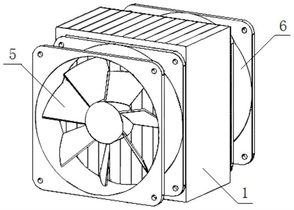 Air cooling heat dissipation system of soft package battery pack for unmanned aerial vehicle and control method thereof