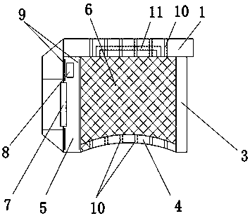 Water-permeable breakwater with function of protecting coast against erosion and taking breed into account