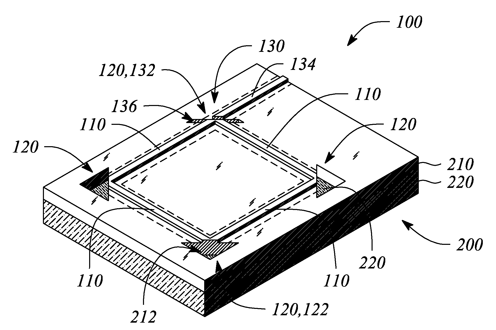 Optical waveguide ring resonator with photo-tunneling input/output port