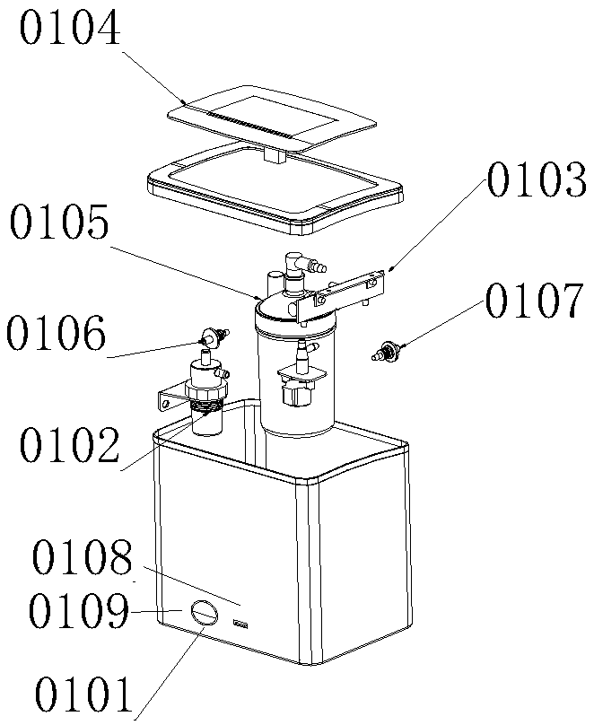 Split type oxygen generator