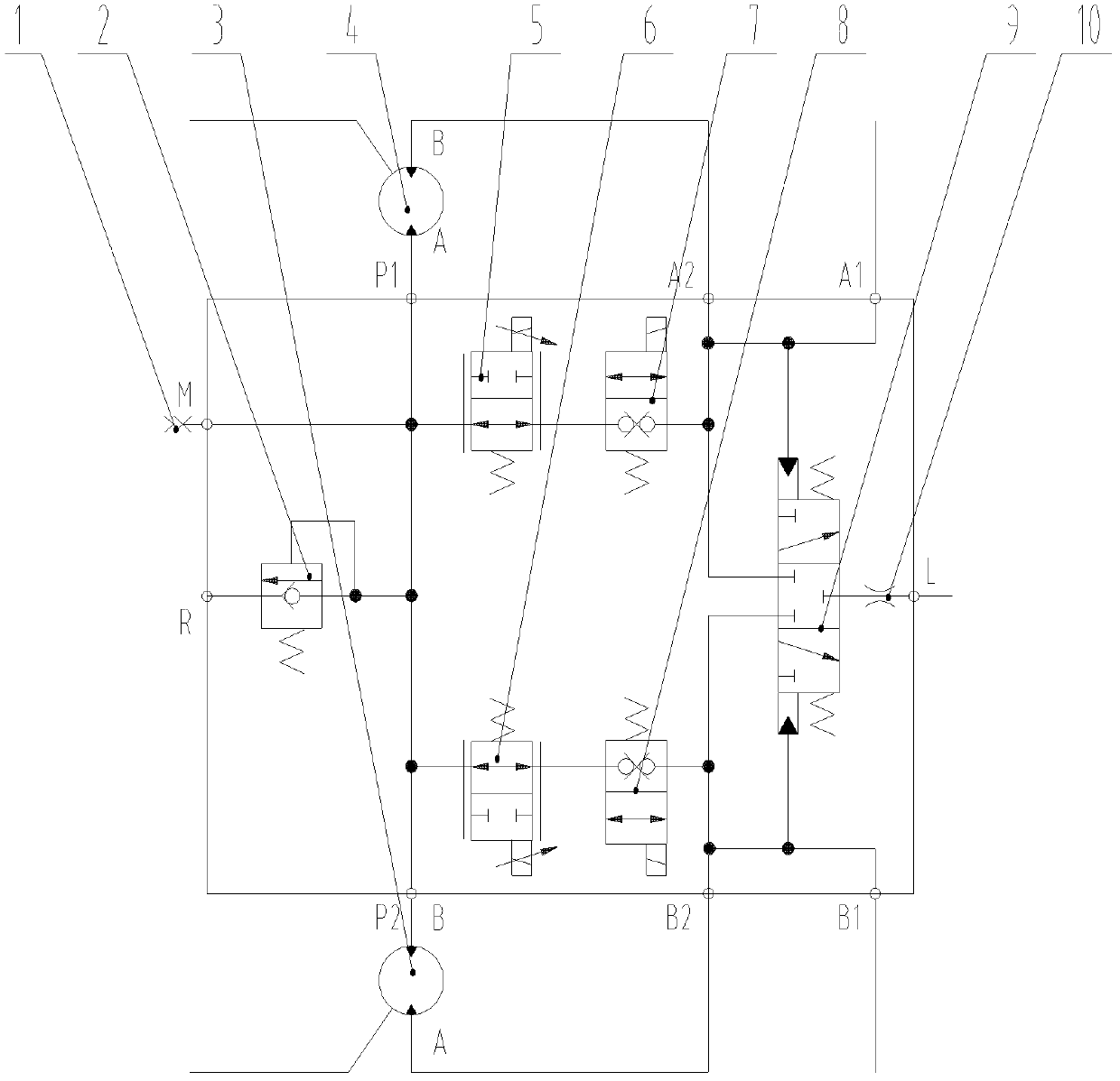 Double steel wheel road roller and frequency-converting vibration control device thereof