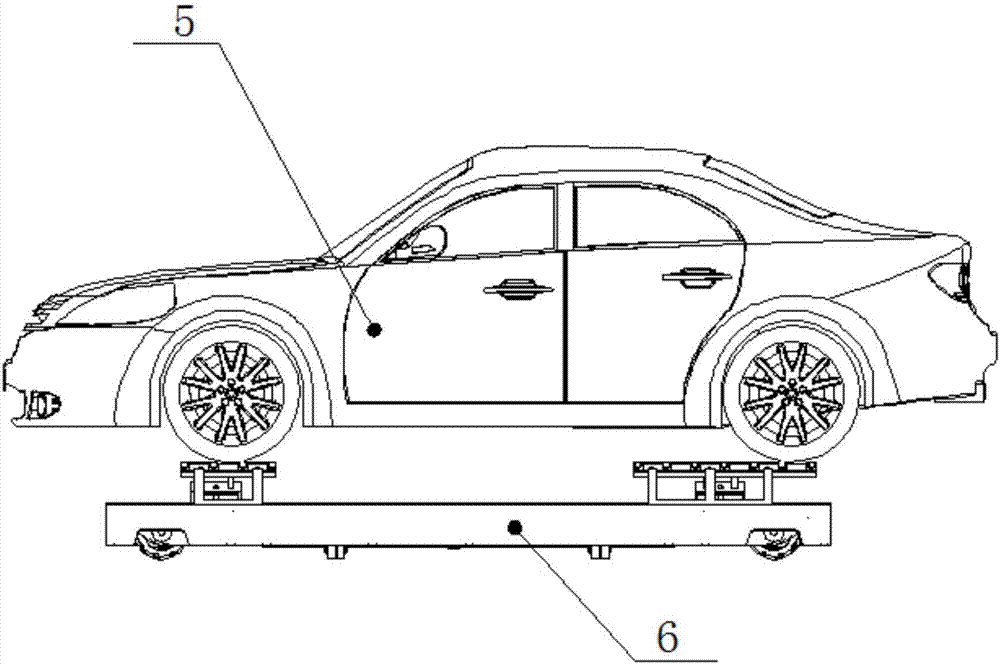 Automatic intelligent all-direction transferring platform parking system and method for parking garage