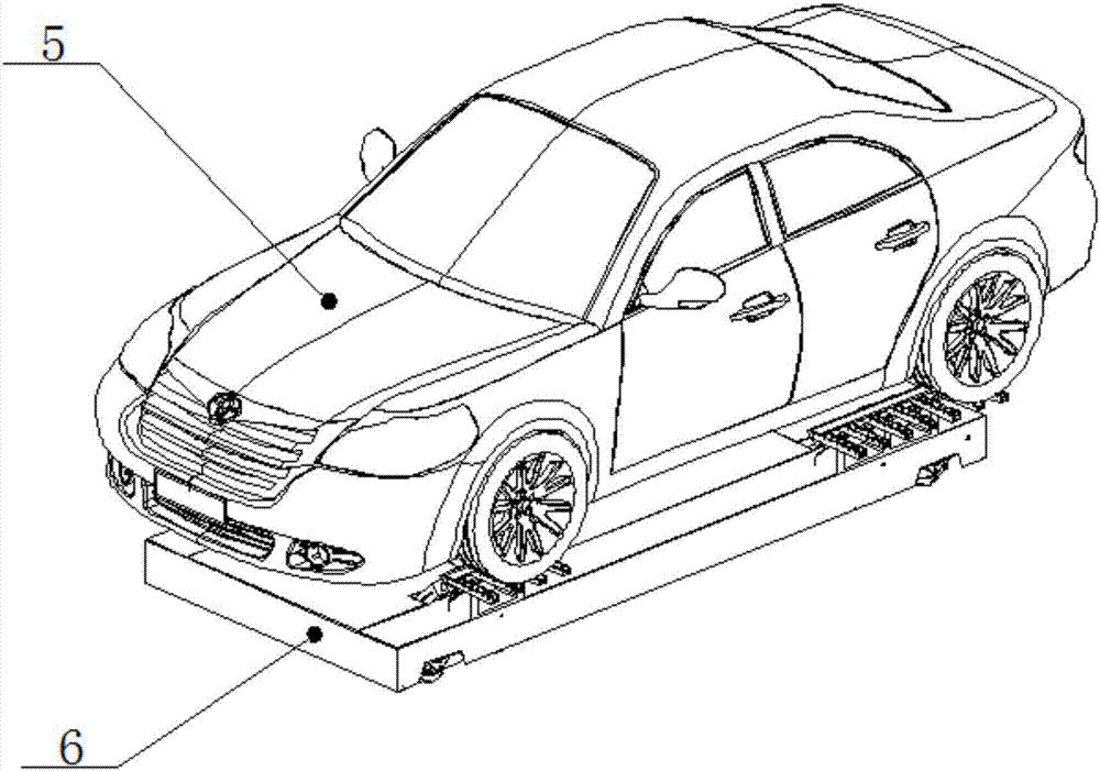 Automatic intelligent all-direction transferring platform parking system and method for parking garage