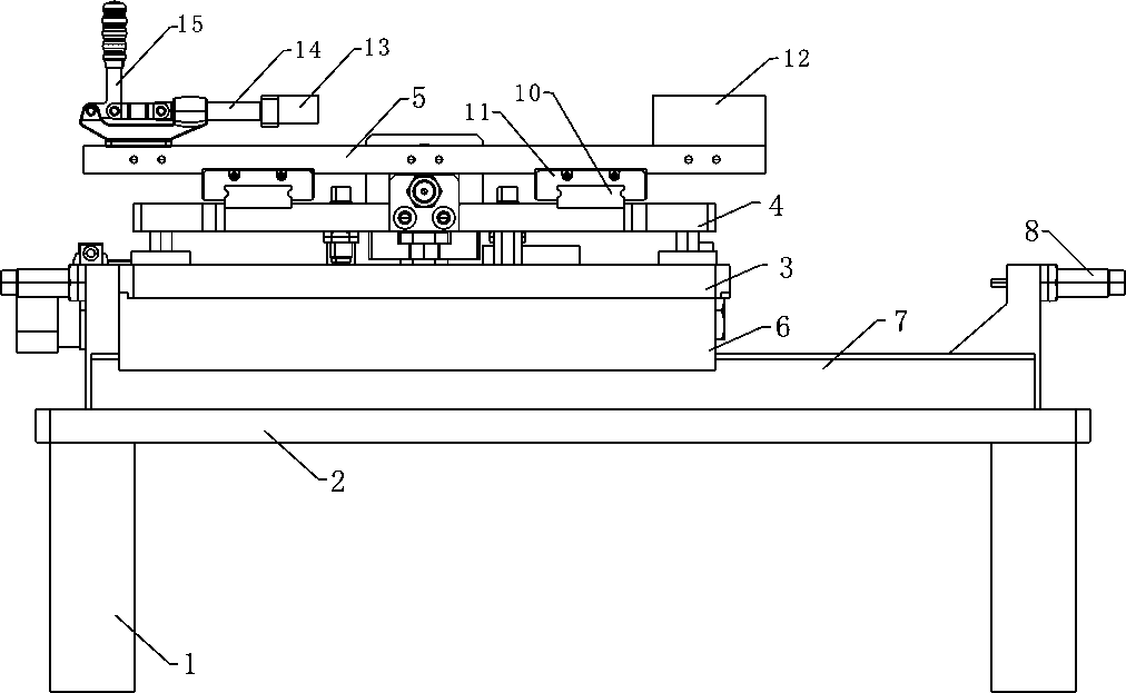 Conveying device for producing concrete construction formwork support and use method thereof