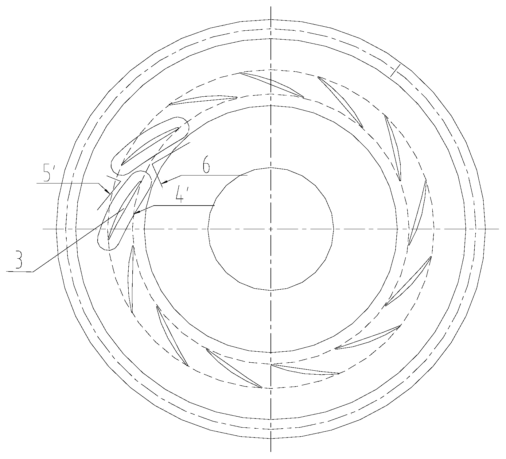 Milling method of diffuser