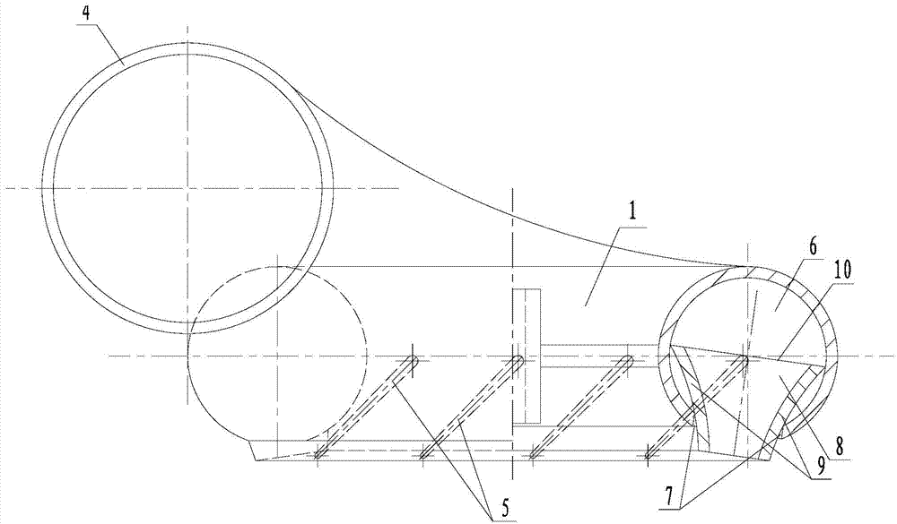 Volute-spraying type water turbine