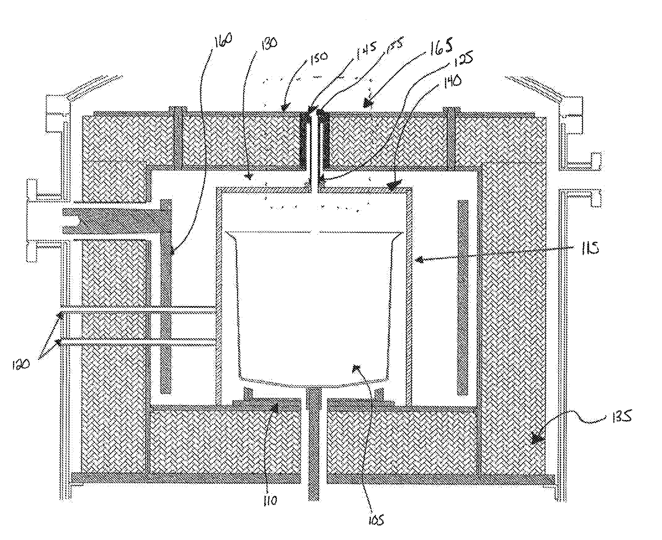 Technique for controlling temperature uniformity in crystal growth apparatus