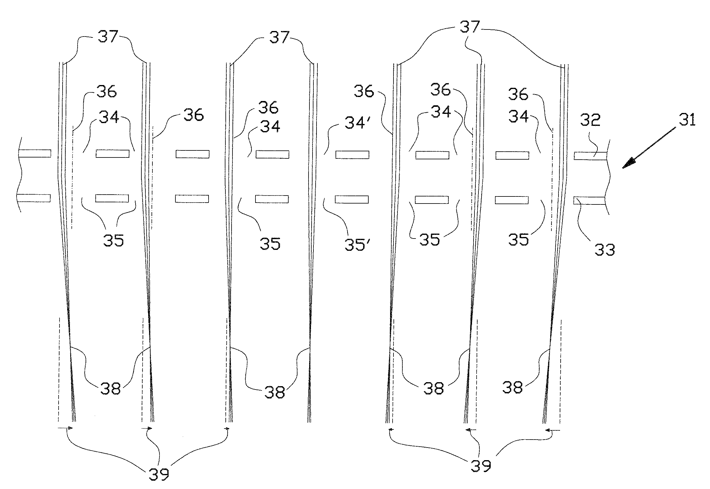 Multiple beam charged particle optical system