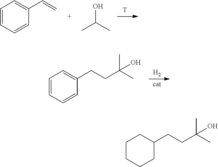 Process for preparing 4-cyclohexyl-2-methyl-2-butanol