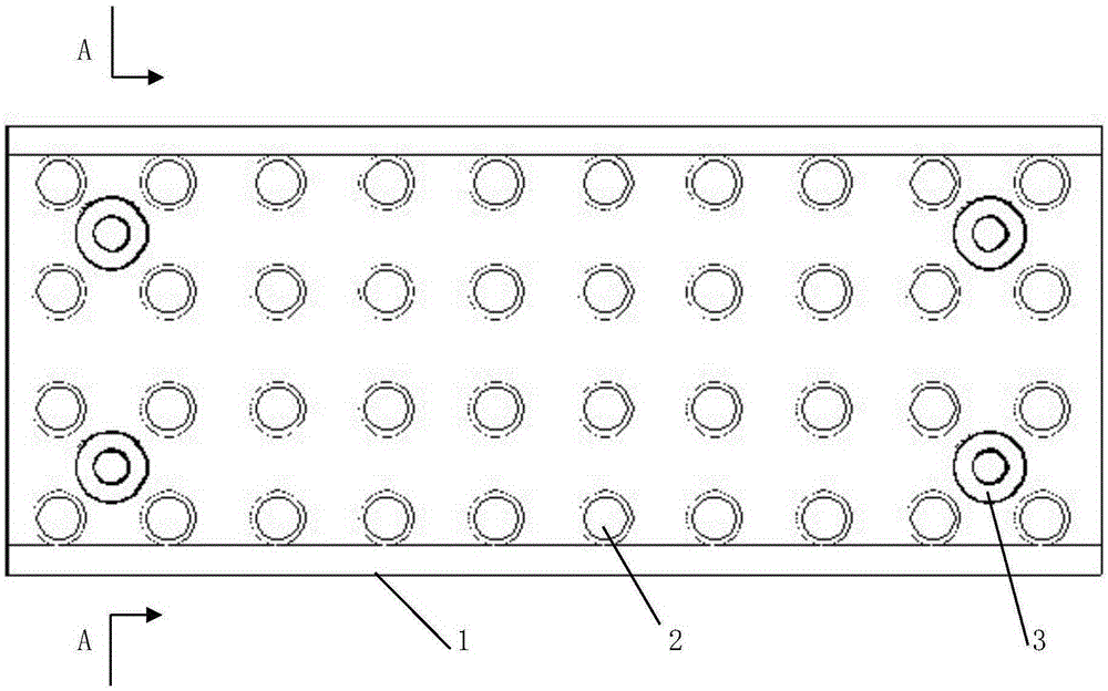 Braking vane provided with rubber embosses and application method of braking vane