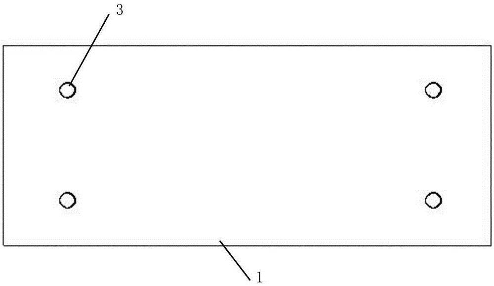 Braking vane provided with rubber embosses and application method of braking vane