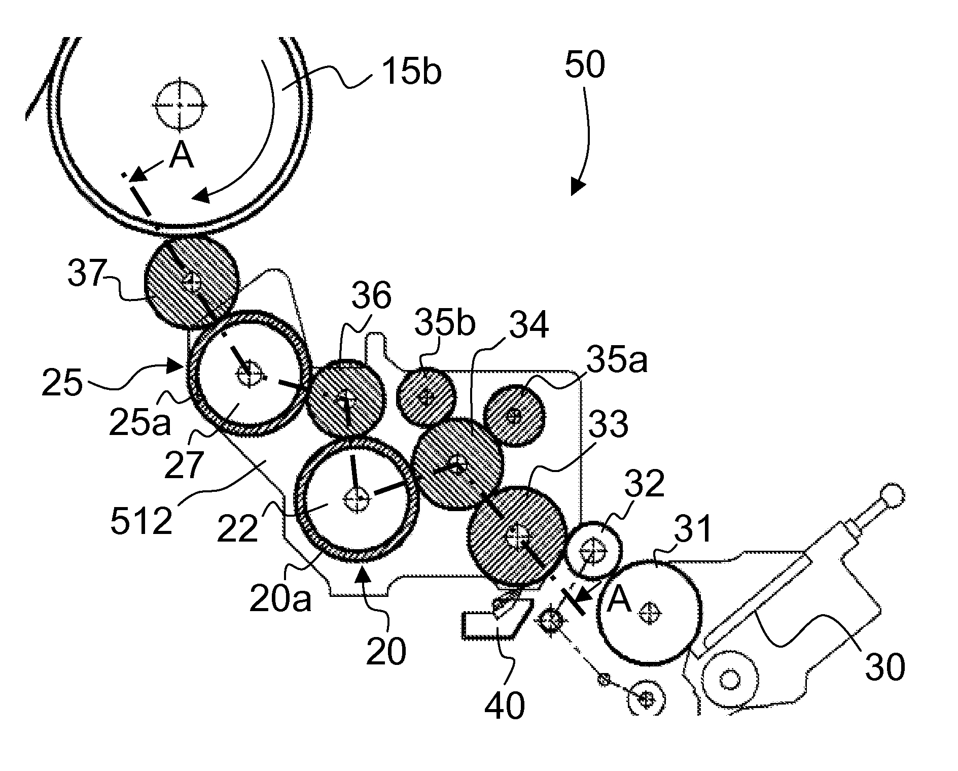 Method and apparatus for forming an ink pattern exhibiting a two-dimensional ink gradient