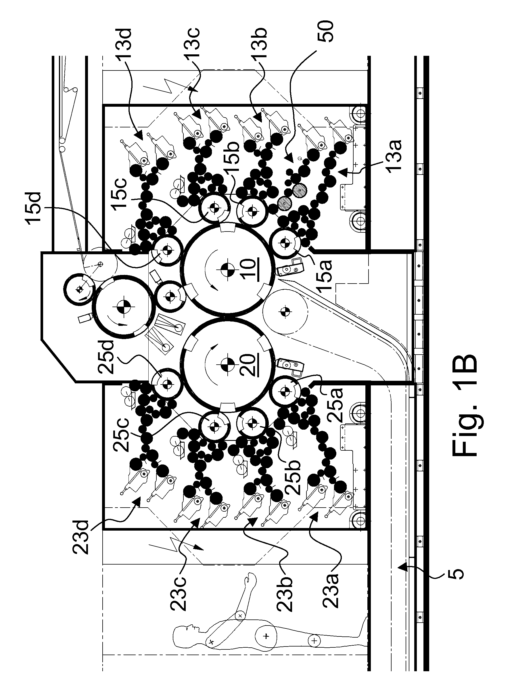 Method and apparatus for forming an ink pattern exhibiting a two-dimensional ink gradient