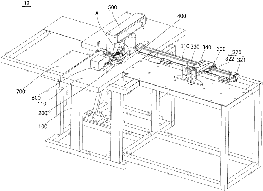 Cutting piece folding device