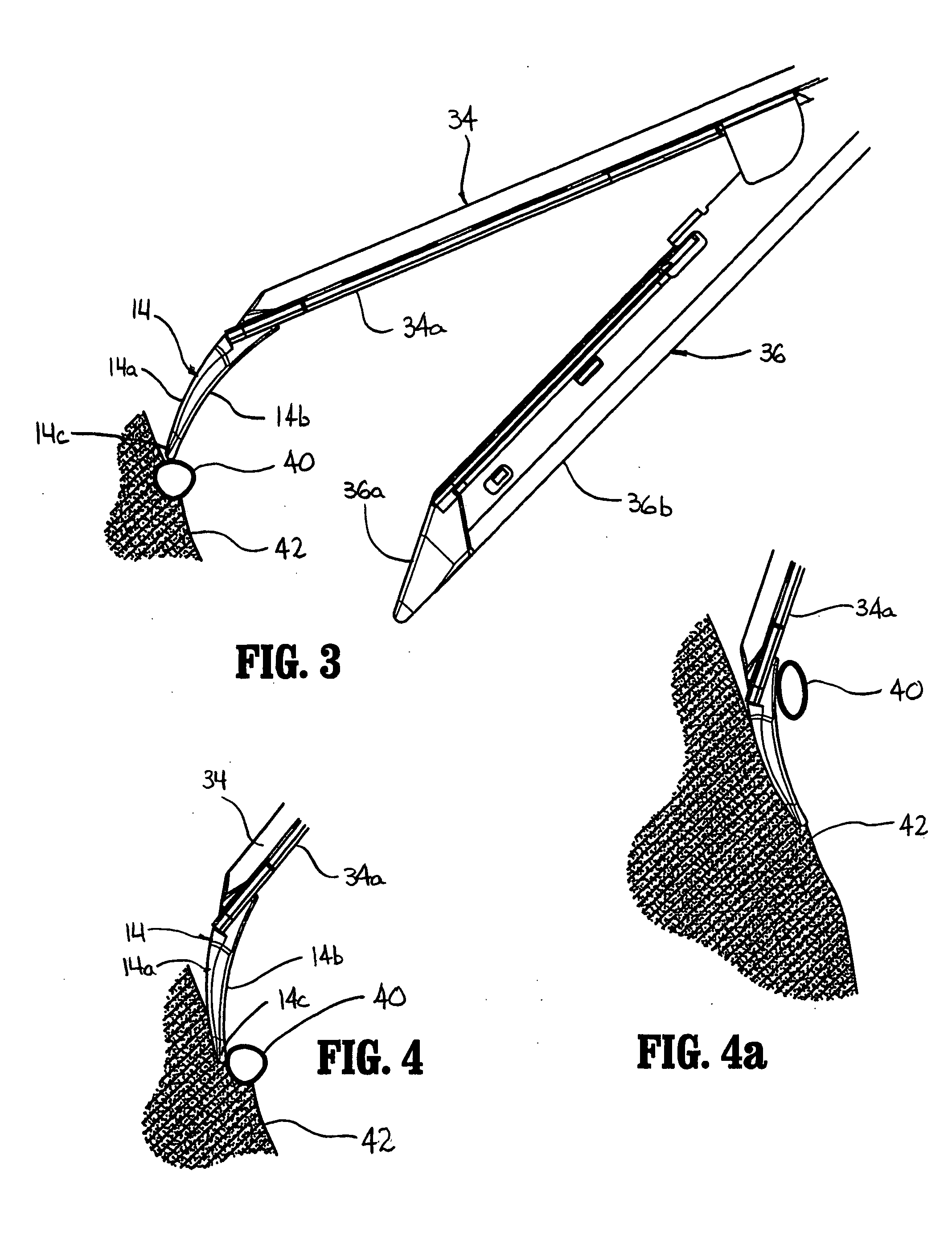 Surgical stapling device with dissecting tip