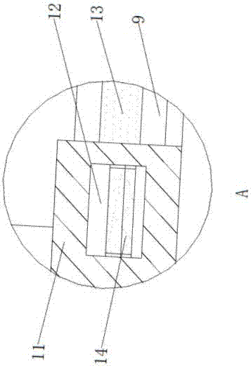 Automatic stamping device for motor shell