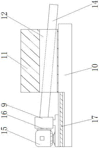 Automatic stamping device for motor shell