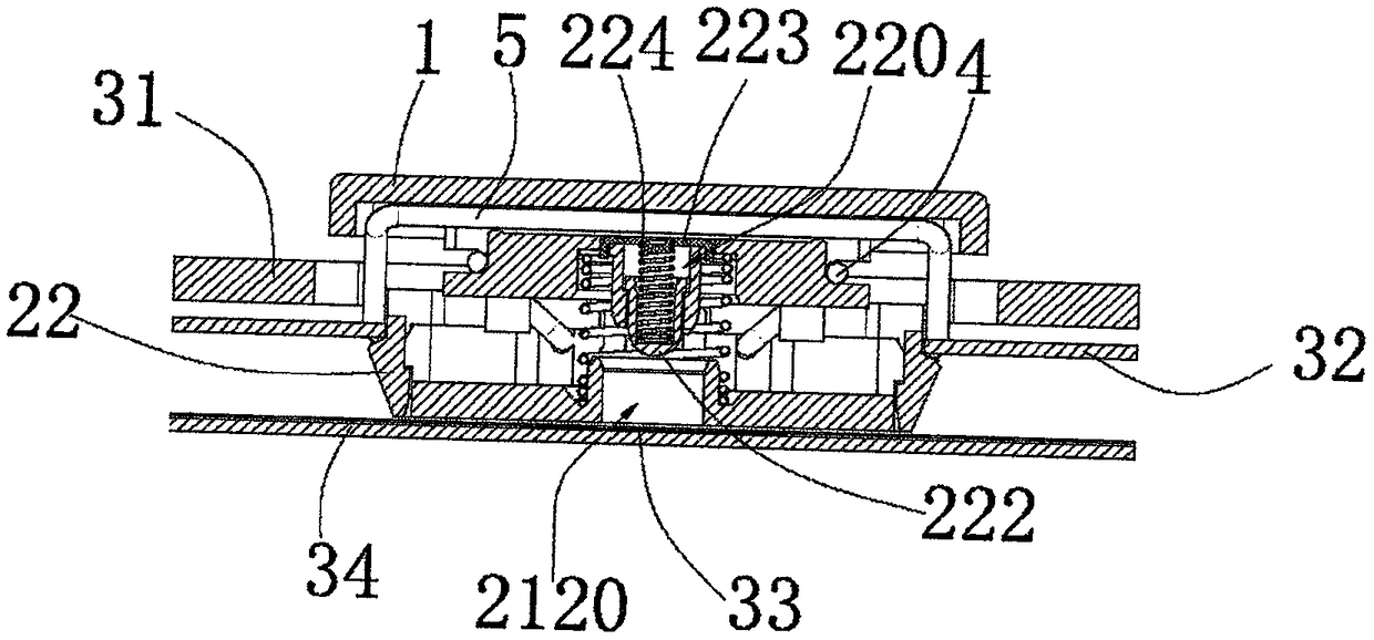 A film contact type optical keyboard