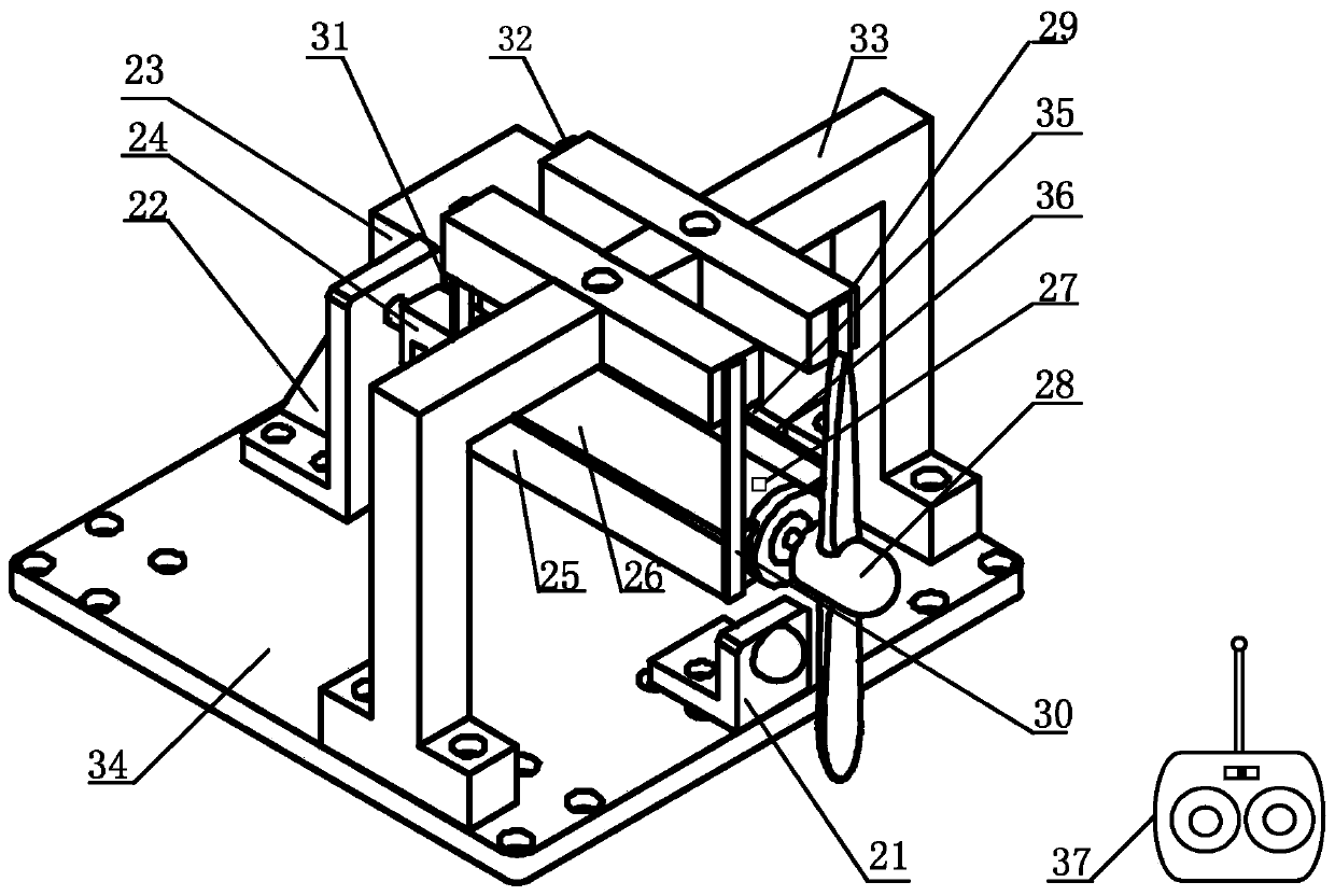 A static test device and test method for power components of a high-altitude all-electric UAV