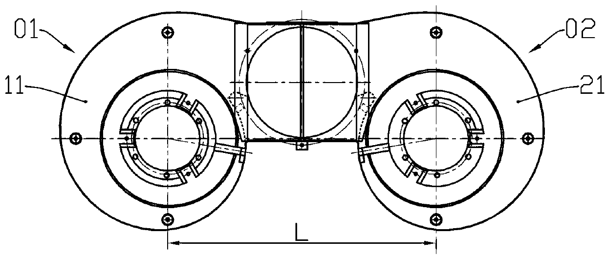 Double volute wind wheel fan