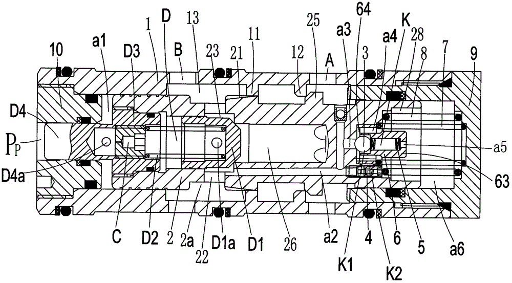 Balance valve with quickly-closing valve plug