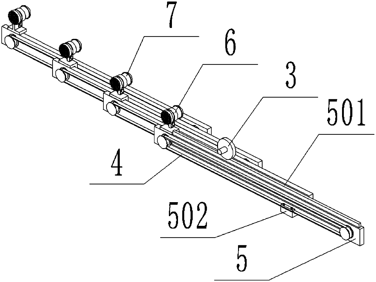 Adjustable depth sampling frame structure for environmental engineering water quality monitoring