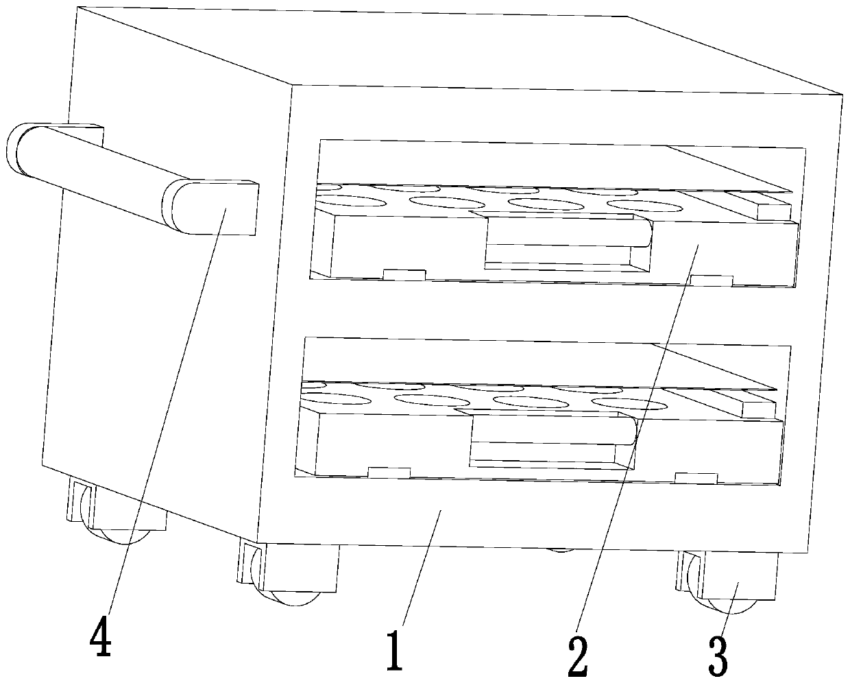 Urine detection transport frame for clinical lab