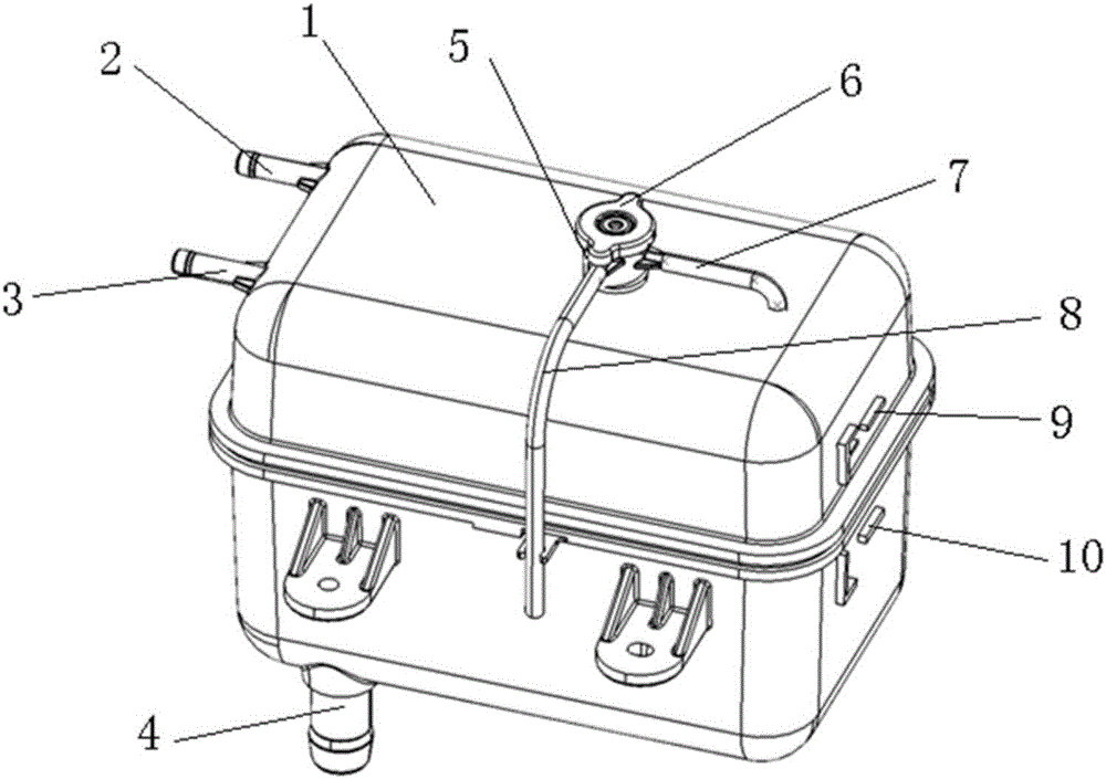 Expansion tank and processing method