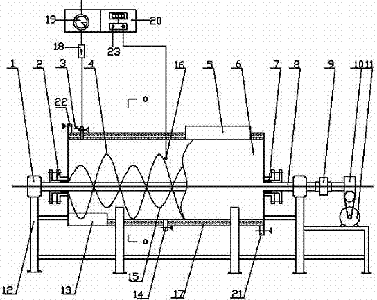 Method and device for producing methane by using dry anaerobic digestion for urban sludge and organic matter