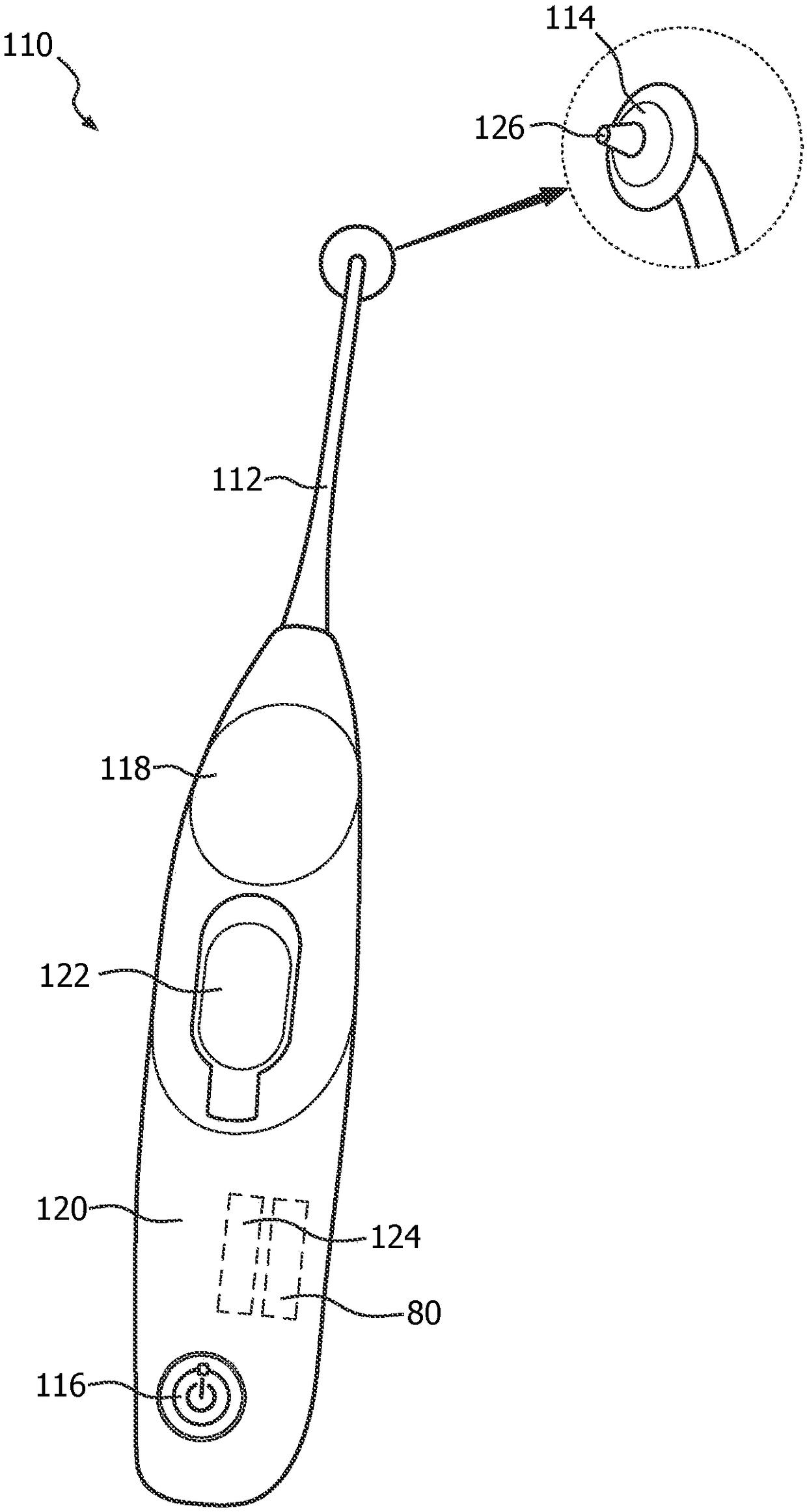 Semi-free rotating crankshaft actuator to pre-stress and fast release spring loadable plunger for oral healthcare appliance