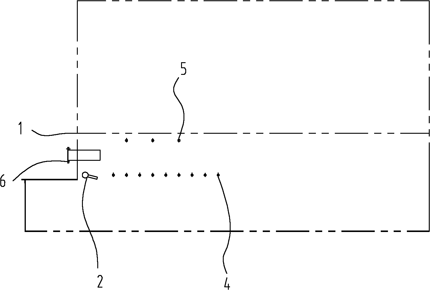 Air distribution system of biomass moulding fuel boiler