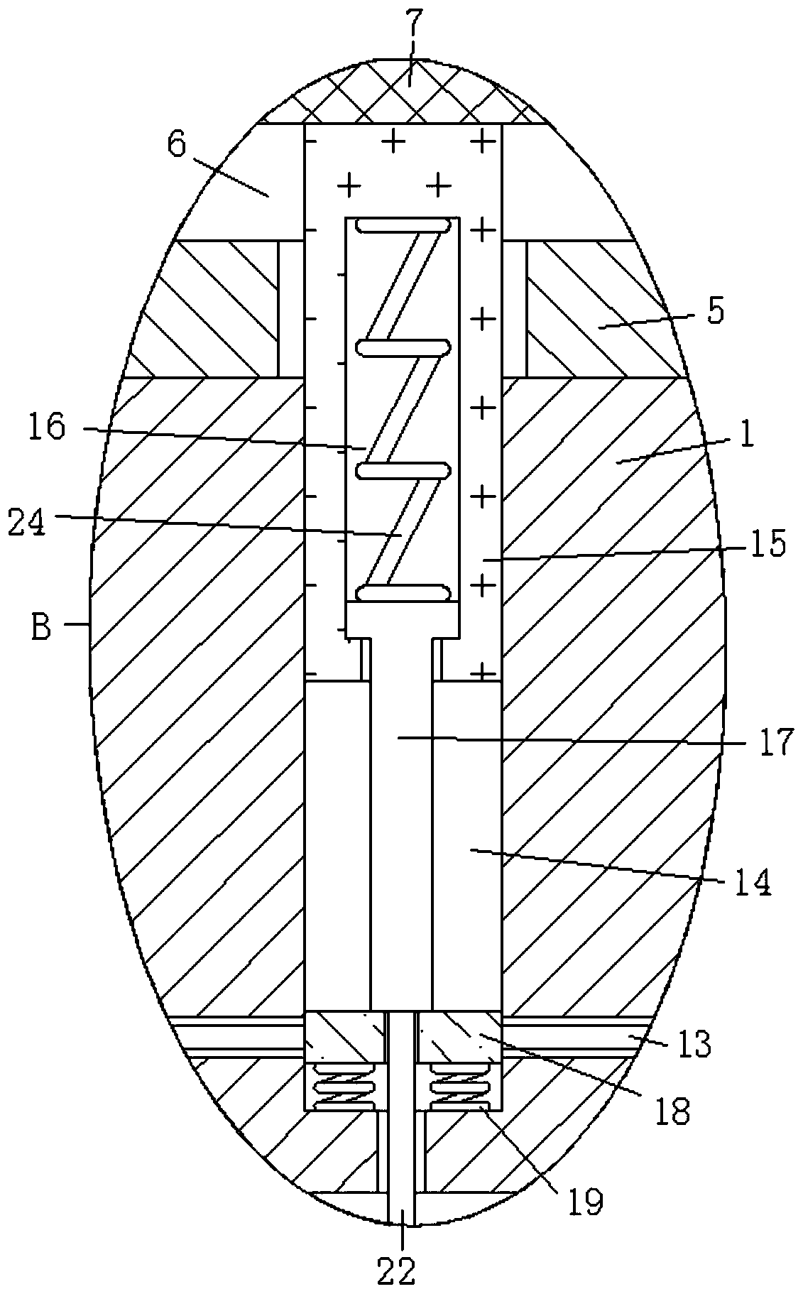 Punching machine for environment-friendly lavatory shell