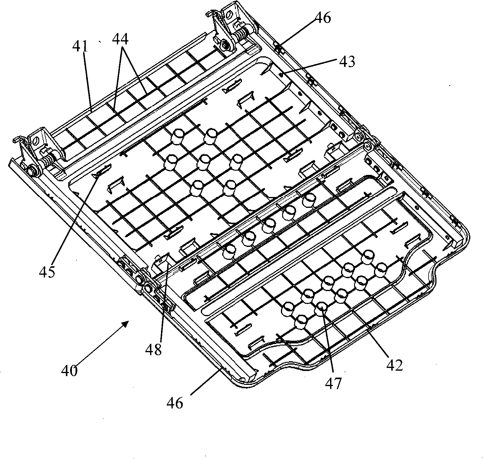 Vehicle seat table plate