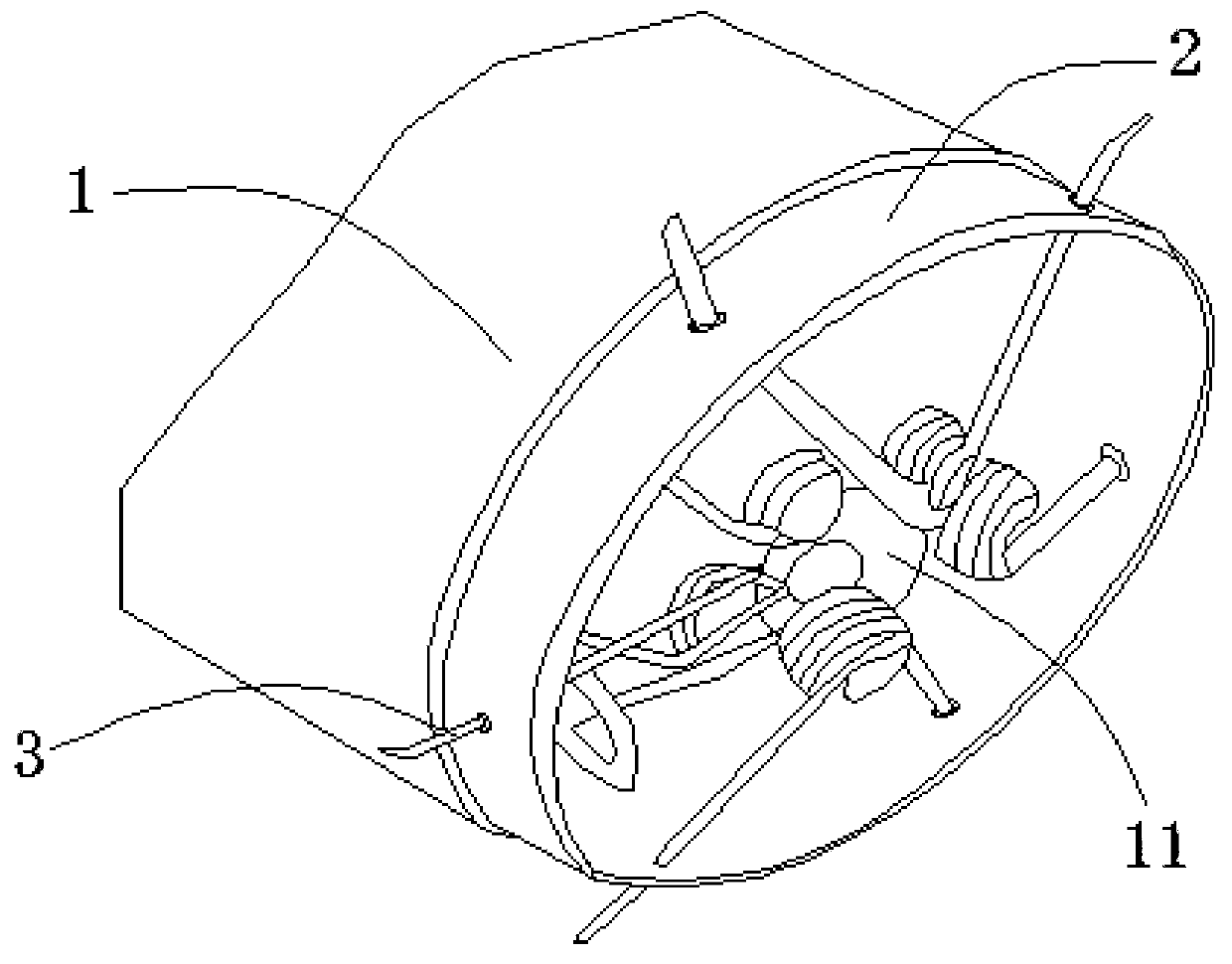 Hair edge processing device for clothes