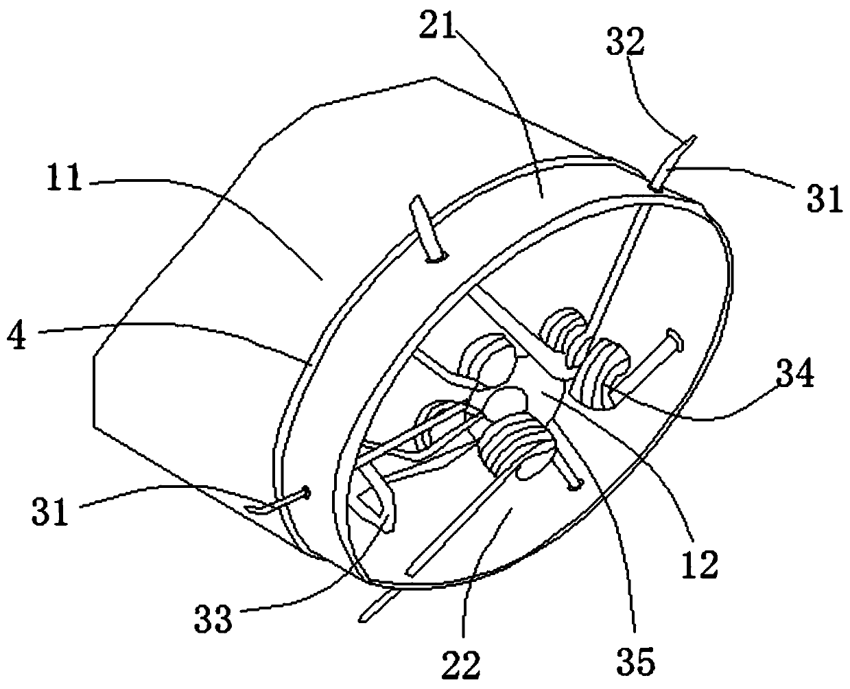 Hair edge processing device for clothes