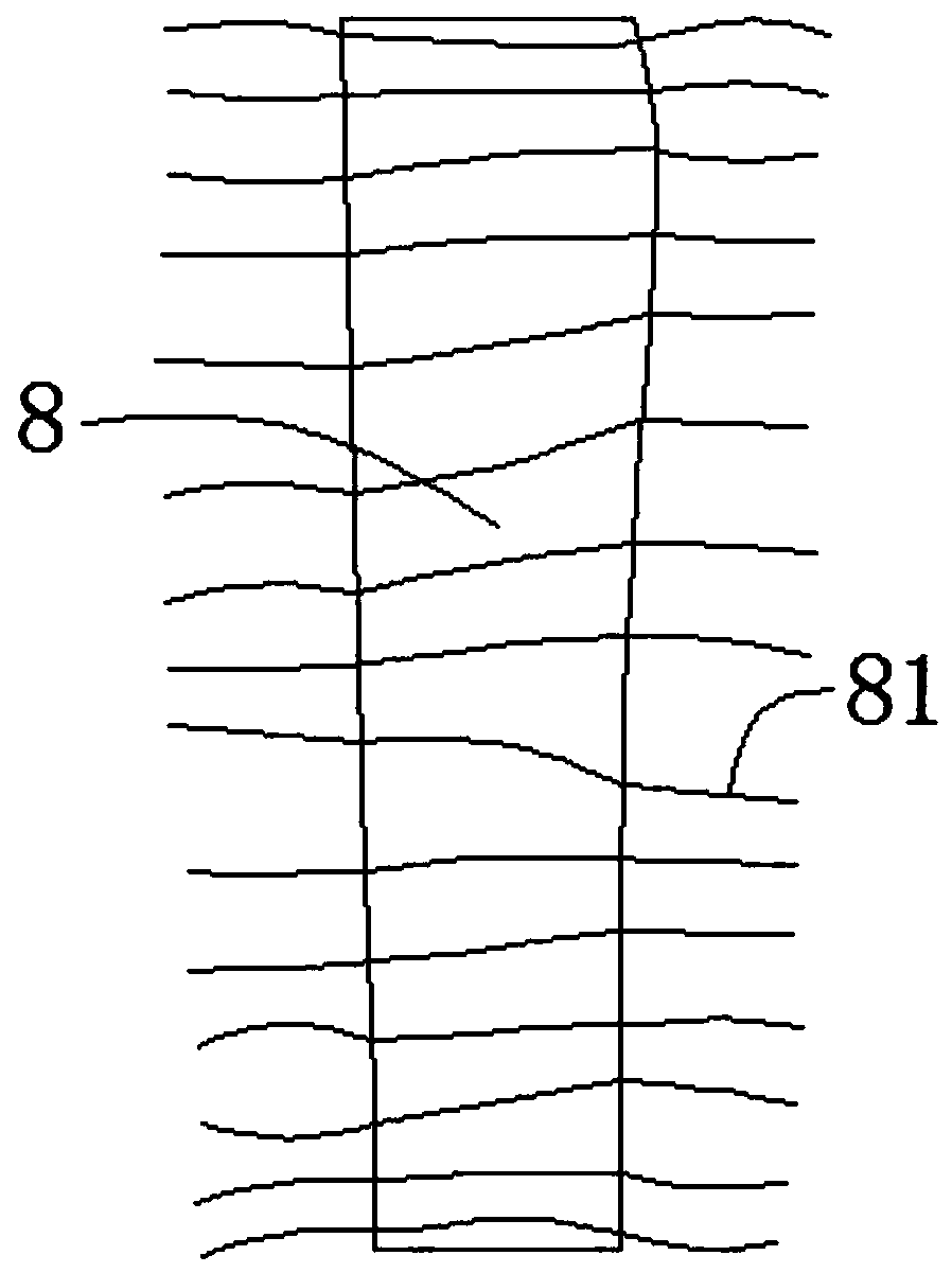 Hair edge processing device for clothes