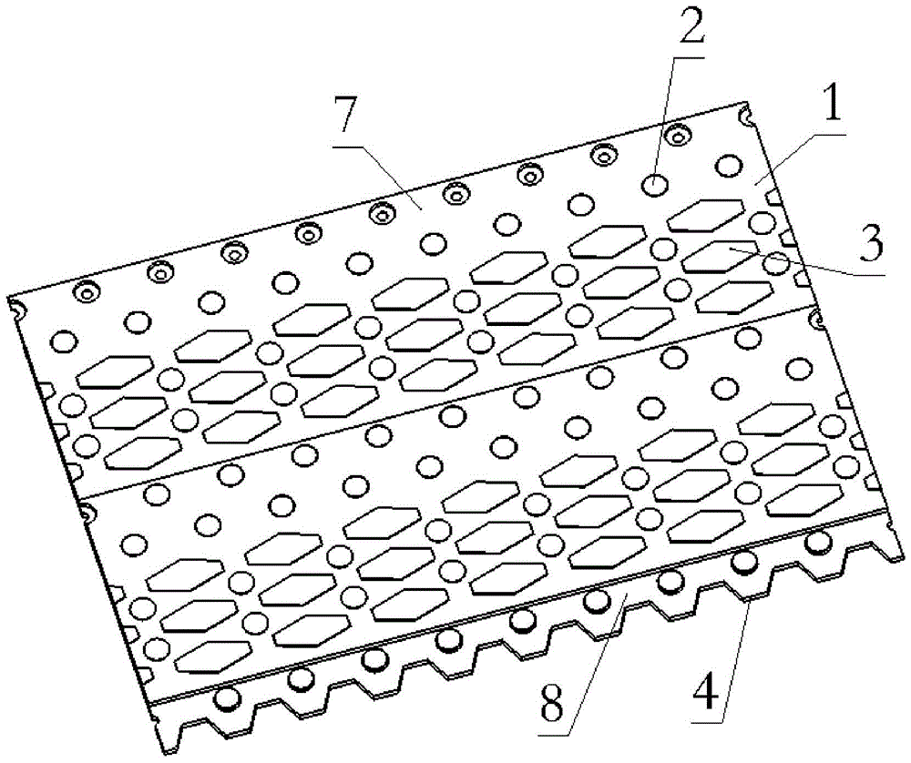 Automobile road combination abrasion-resistant emergency layered blanket on ice and snow field