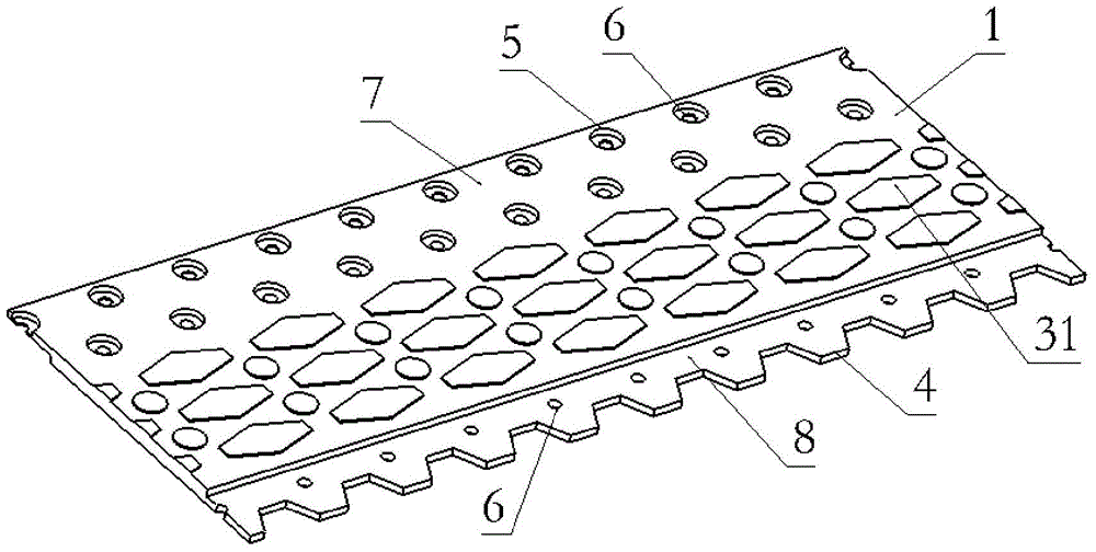 Automobile road combination abrasion-resistant emergency layered blanket on ice and snow field