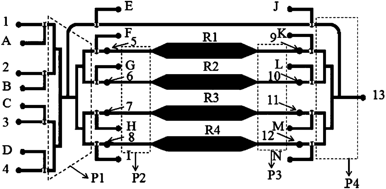 Integrated drug screening and staining dyeing micro-fluidic chip and preparation method thereof