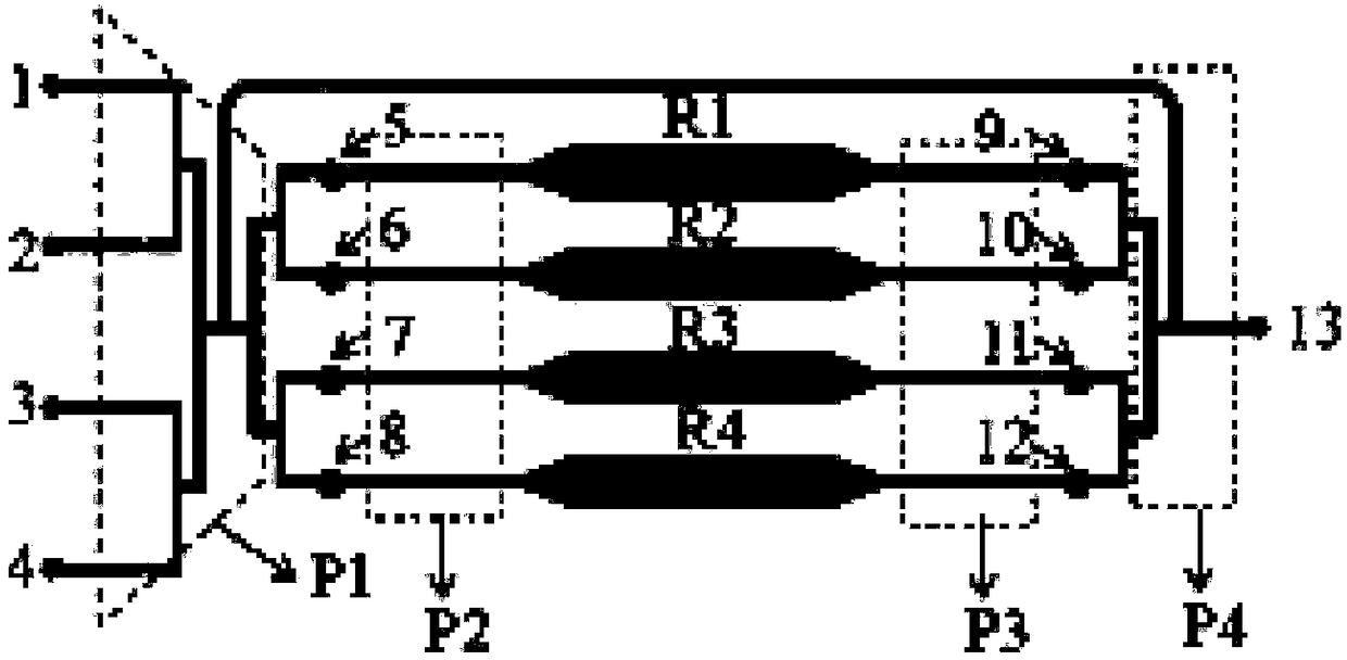 Integrated drug screening and staining dyeing micro-fluidic chip and preparation method thereof