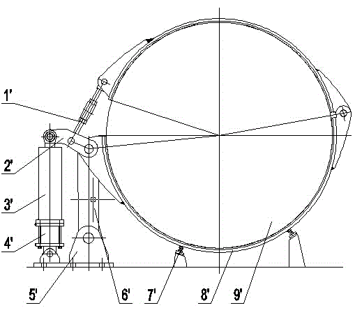 Clearance equalizing device of belt brake and mounting and adjusting method by clearance equalizing device