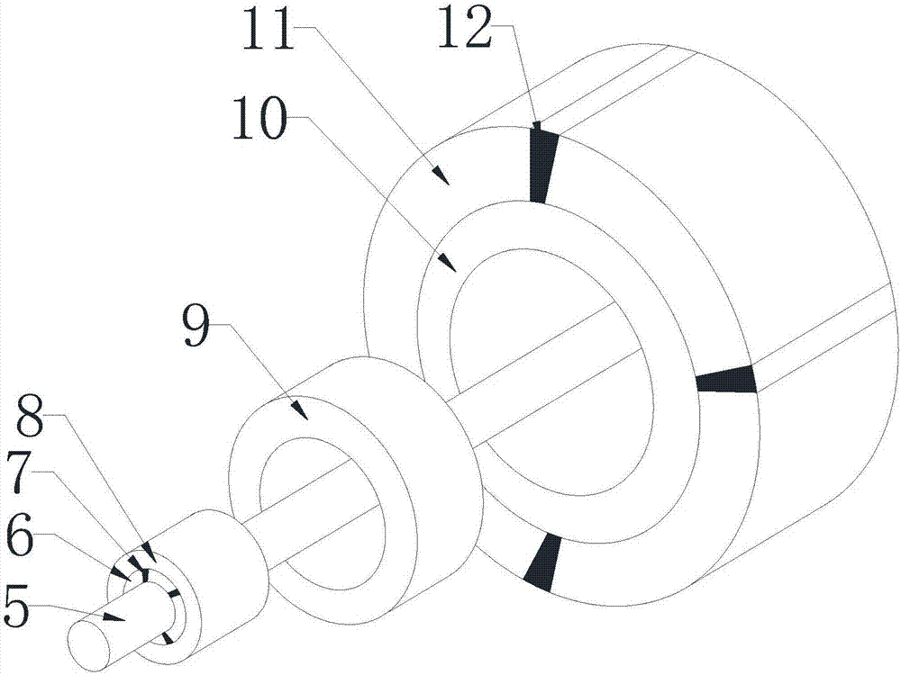 Stator permanent magnetic dual-rotor wind power generation system