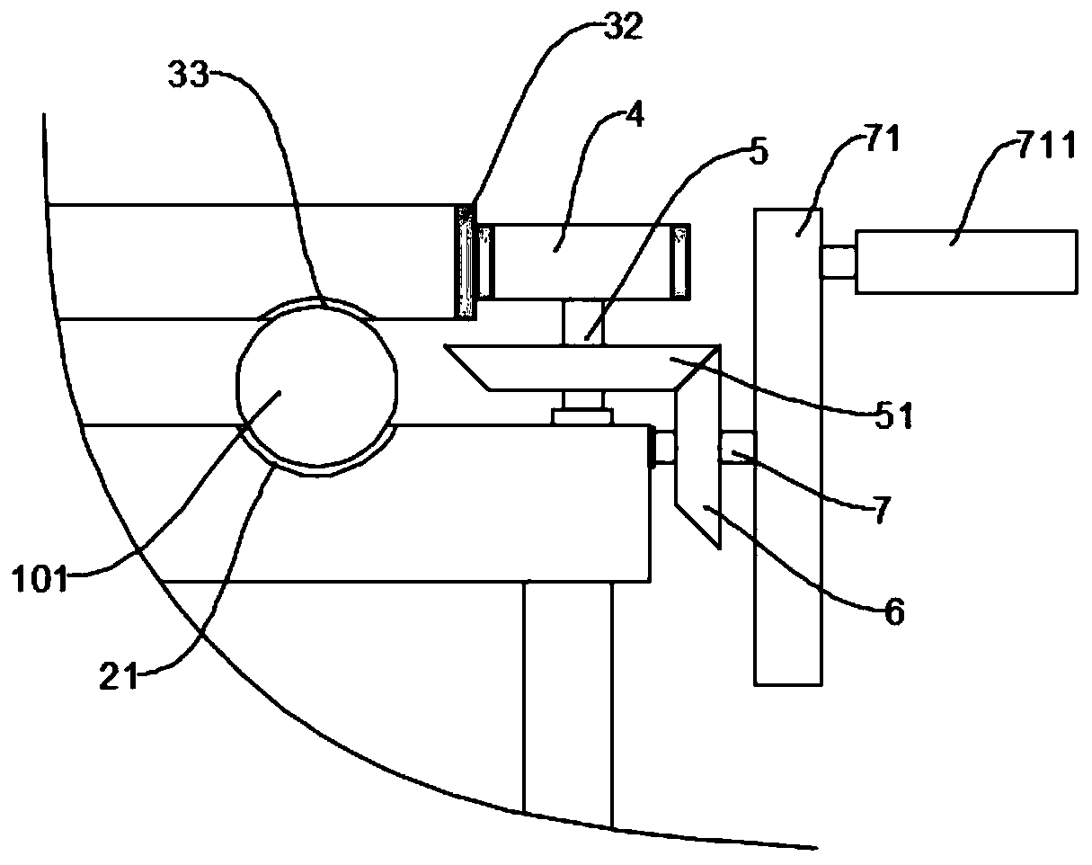 Gyration type engine maintenance platform